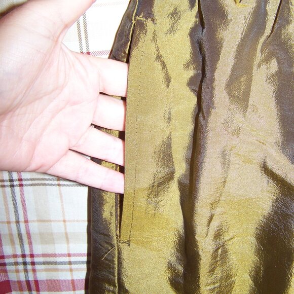 Lavon Petites Metallic Gold Sweatpants Sz PS - Picture 4 of 7